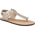 Dívčí Kožené sandály v béžové barvě z kůže ve velikosti 37 na léto 