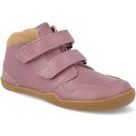 Dívčí BIO Kožené kotníkové boty v růžové barvě z hladké kůže ve velikosti 29 ve slevě 