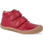 Dívčí Kožené kotníkové boty v červené barvě z hladké kůže ve velikosti 23 