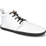 Dámské Kožené kotníkové boty v bílé barvě z hladké kůže ve velikosti 42 