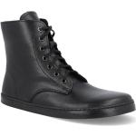 Dámské Kožené kotníkové boty v černé barvě z kůže ve velikosti 42 