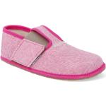 Dívčí Barefoot boty Pegres v růžové barvě z plátěného materiálu ve velikosti 30 