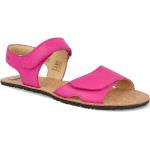 Dívčí Kožené sandály ve fuchsiové barvě z kůže ve velikosti 28 na léto 