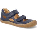 Chlapecké Kožené sandály v modré barvě z hladké kůže ve velikosti 21 na léto 