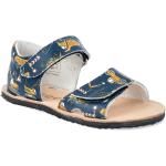 Chlapecké Kožené sandály v modré barvě z hladké kůže ve velikosti 27 na léto 