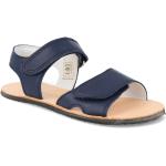 Dívčí Kožené sandály v modré barvě z kůže ve velikosti 32 na léto 