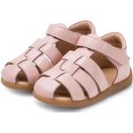 Dívčí Barefoot boty v růžové barvě z hladké kůže na léto 