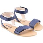 Dámské Kožené sandály v tmavě modré barvě z hladké kůže ve velikosti 37 na léto 