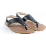 Dámské Kožené sandály v černé barvě z kůže ve velikosti 43 na léto 