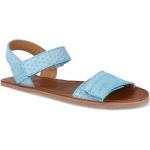 Dívčí BIO Kožené sandály v modré barvě ze syntetiky ve velikosti 34 na léto 