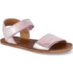 Dívčí BIO Kožené sandály v růžové barvě ze syntetiky ve velikosti 34 na léto 