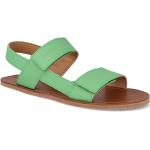 Dívčí BIO Kožené sandály v zelené barvě ze syntetiky ve velikosti 28 na léto 