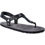 Dámské Kožené sandály v černé barvě z kůže ve velikosti 39 ve slevě na léto 