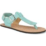 Dívčí Kožené sandály v modré barvě z kůže ve velikosti 37 na léto 