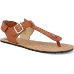 Dívčí Kožené sandály v hnědé barvě z kůže ve velikosti 37 na léto 