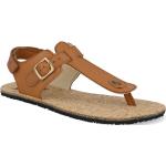Dívčí Kožené sandály v hnědé barvě z kůže ve velikosti 36 na léto 