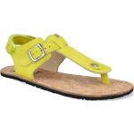 Dívčí Kožené sandály v zelené barvě z kůže ve velikosti 39 na léto 