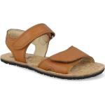 Dívčí Kožené sandály v hnědé barvě z kůže ve velikosti 28 na léto 