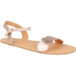 Dámské Kožené sandály v pudrové barvě z hladké kůže ve velikosti 37 na léto 