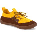 Barefoot tenisky Affenzahn - Baby Knit Walker Tiger žluté vegan