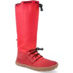 Dívčí Barefoot boty v červené barvě semišové ve velikosti 39 ve slevě 