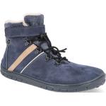 Dámské Barefoot boty v modré barvě z kožešiny ve velikosti 37 ve slevě na zimu 