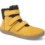 Dívčí Barefoot boty v žluté barvě z kožešiny ve velikosti 38 ve slevě na zimu 