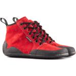 Dámské Barefoot boty Saltic v červené barvě z kůže ve velikosti 41 protiskluzové ve slevě na zimu 