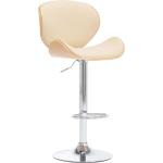 Barová židle Encino - umělá kůže | krémová