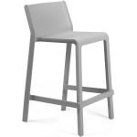 Židle Nardi v šedé barvě z plastu stohovatelné 