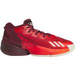 Pánské Basketbalové boty adidas v červené barvě ve slevě 