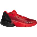 Pánské Basketbalové boty adidas v červené barvě ve slevě 