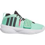 Pánské Basketbalové boty adidas v zelené barvě z látky ve velikosti 42 s motivem NBA ve slevě 