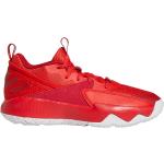 Pánské Basketbalové boty adidas v červené barvě z gumy prodyšné s motivem NBA ve slevě 