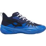 Dětské Basketbalové boty Puma v modré barvě ve velikosti 38,5 ve slevě 