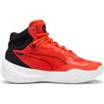 Pánské Basketbalové boty Puma v červené barvě ze síťoviny ve velikosti 37,5 prodyšné 