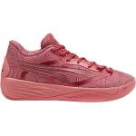 Dámské Basketbalové boty Puma v červené barvě ze síťoviny ve velikosti 38,5 ve slevě 