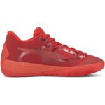 Dámské Basketbalové boty Puma v červené barvě ze síťoviny ve velikosti 42 ve slevě 
