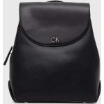 Dámské Designer Batohy na notebook Calvin Klein v černé barvě z polyuretanu s kapsou na notebook 
