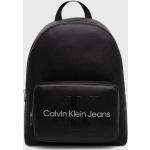 Dámské Designer Batohy na notebook Calvin Klein Jeans v černé barvě z polyuretanu 
