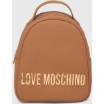 Dámské Designer Plátěné batohy Moschino Love Moschino v hnědé barvě z polyuretanu 