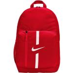 Dětské batohy Nike Academy v červené barvě ve slevě 