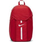Pánské Sportovní batohy Nike Academy v červené barvě ve slevě 