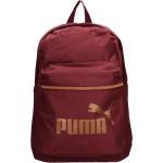 Pánské Sportovní batohy Puma v bordeaux červené v moderním stylu 