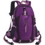 Městské batohy ve fialové barvě z látky s hrudním popruhem o objemu 18 l 