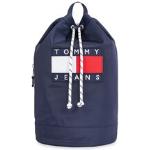Pánské Sportovní batohy Tommy Hilfiger v modré barvě z džínoviny ve slevě 