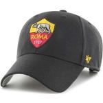 Bavlněná baseballová čepice 47brand AS Roma černá barva, s aplikací, ITFL-MVP01WBV-BKH