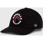Bavlněná baseballová čepice American Needle Godzilla černá barva, s aplikací