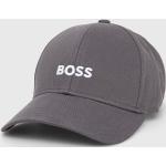 Basebalové čepice Boss v šedé barvě z bavlny ve velikosti Onesize udržitelná móda 
