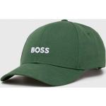 Basebalové čepice Boss v zelené barvě z bavlny ve velikosti Onesize udržitelná móda 
